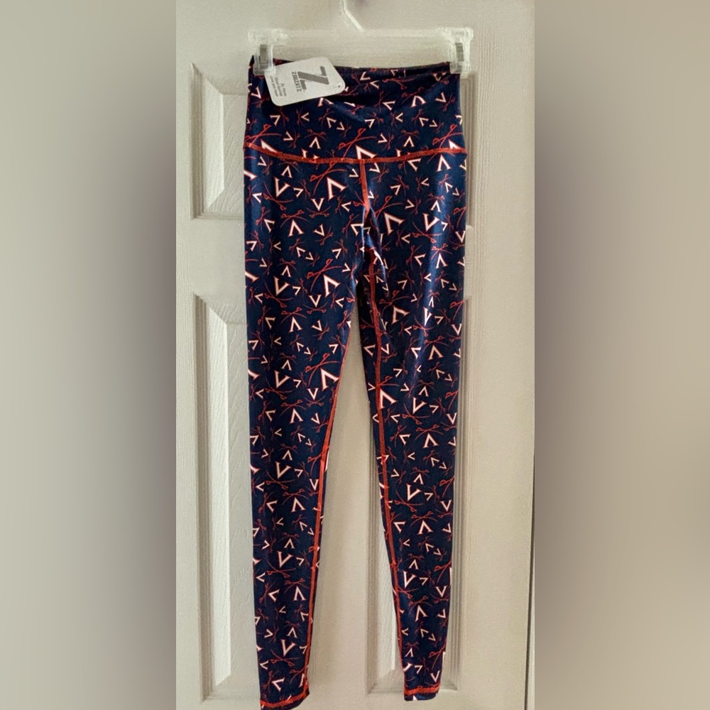 Zoozatz UVA Virginia Cavaliers leggings Women’s Size XS NEW with tags
